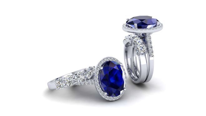 001287_ Diane Gottsman _ Sapphire diamond eng ring set - Copy