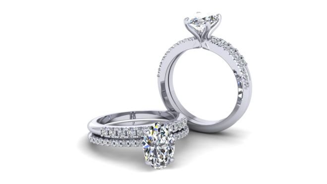 001318_ Lloyd Garrett _ Oval diamond wedding set