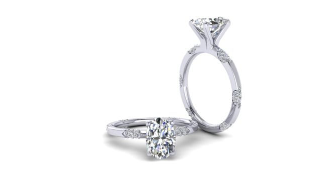 023214_ Guo Li _ Oval diamond white gold ring